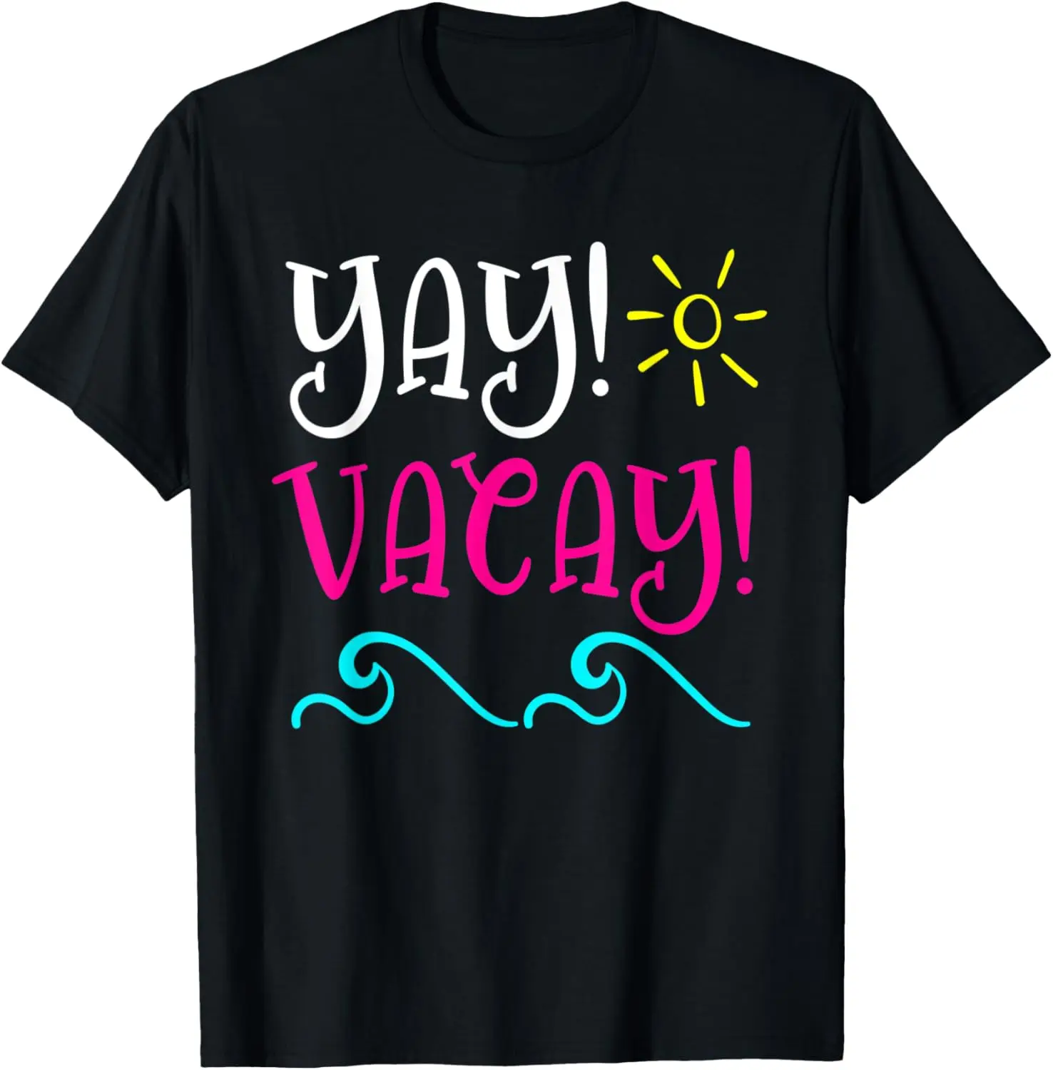 Yay Vacay Beach Vacation Cruise Ship Group Trip T-Shirt