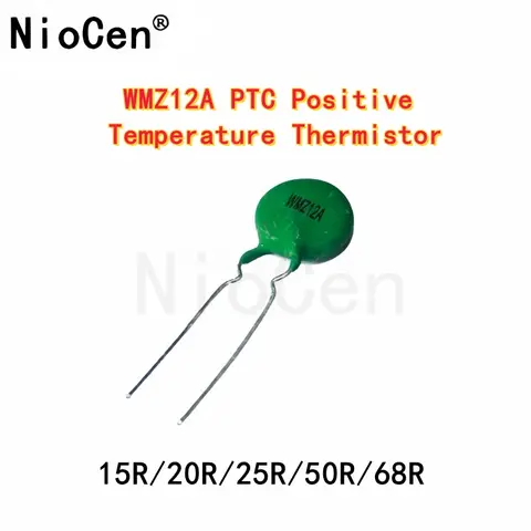 (10 PZ) Termistore PTC WMZ12A MZ12A termistore di temperatura positivo 15R/20R/25R/50R/68R