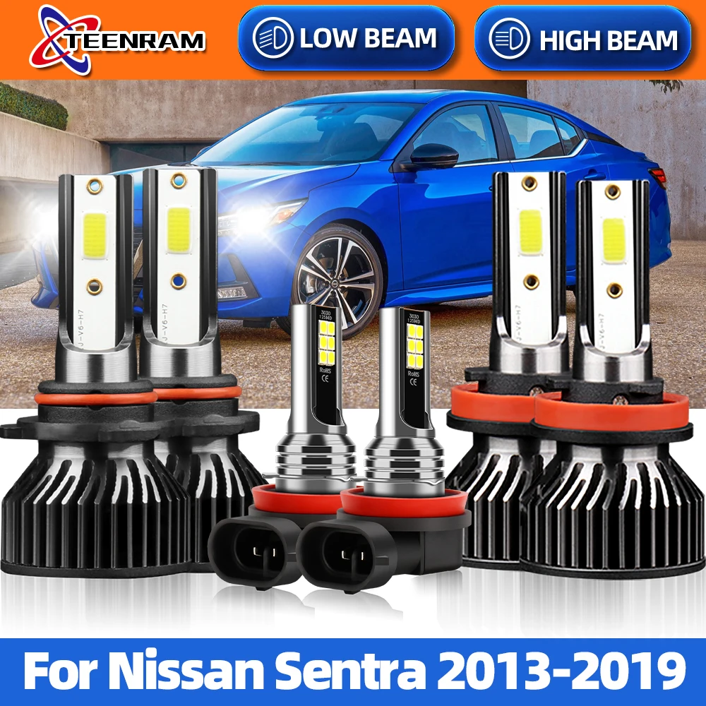 

H11 Canbus LED Car Headlights Bulbs 12000LM LED Headlamps Turbo Auto Fog Lamp For Nissan Sentra 2013-2015 2016 2017 2018 2019