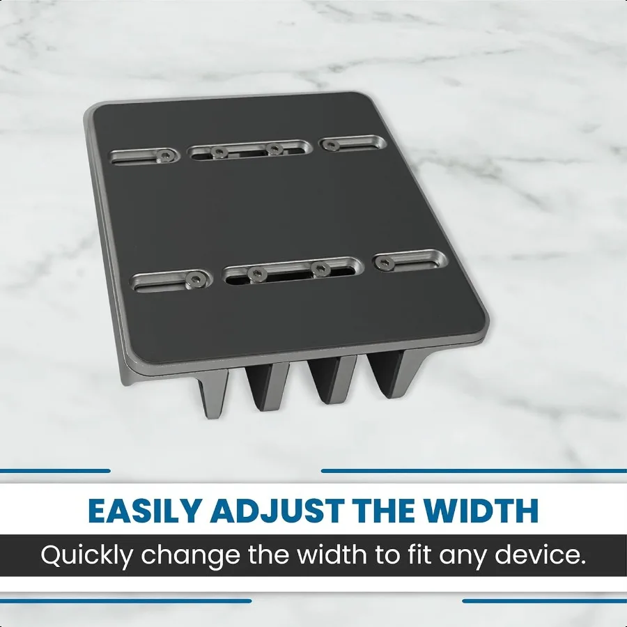 Mehrere Laptop-Halterungen, vertikal verstellbarer vertikaler Laptop-Ständer für 5 Geräte, passend für alle Bücher, Laptops, Tablets und Mobiles