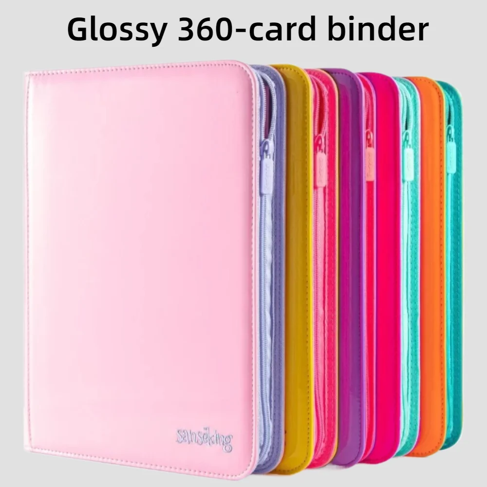 sanseking-album-portacarte-in-pelle-verniciata-con-9-tasche-e-360-scomparti-rosa-per-carte-da-gioco-yu-gi-oh-e-ptcg
