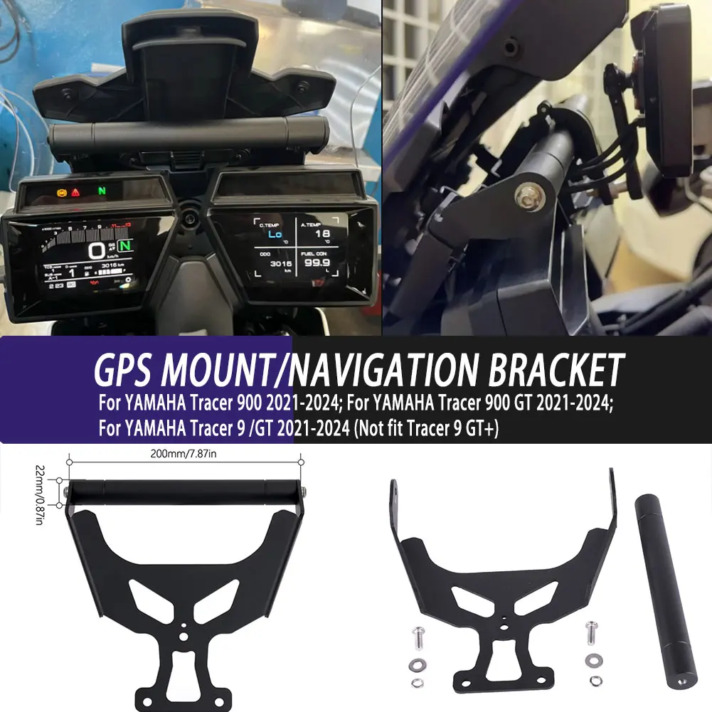 

Крепление для мобильного телефона/GPS-навигатора на мотоцикл YAMAHA Tracer 900/900 GT, Tracer 9/GT, аксессуары для модификации мотоцикла, кронштейн для навигации