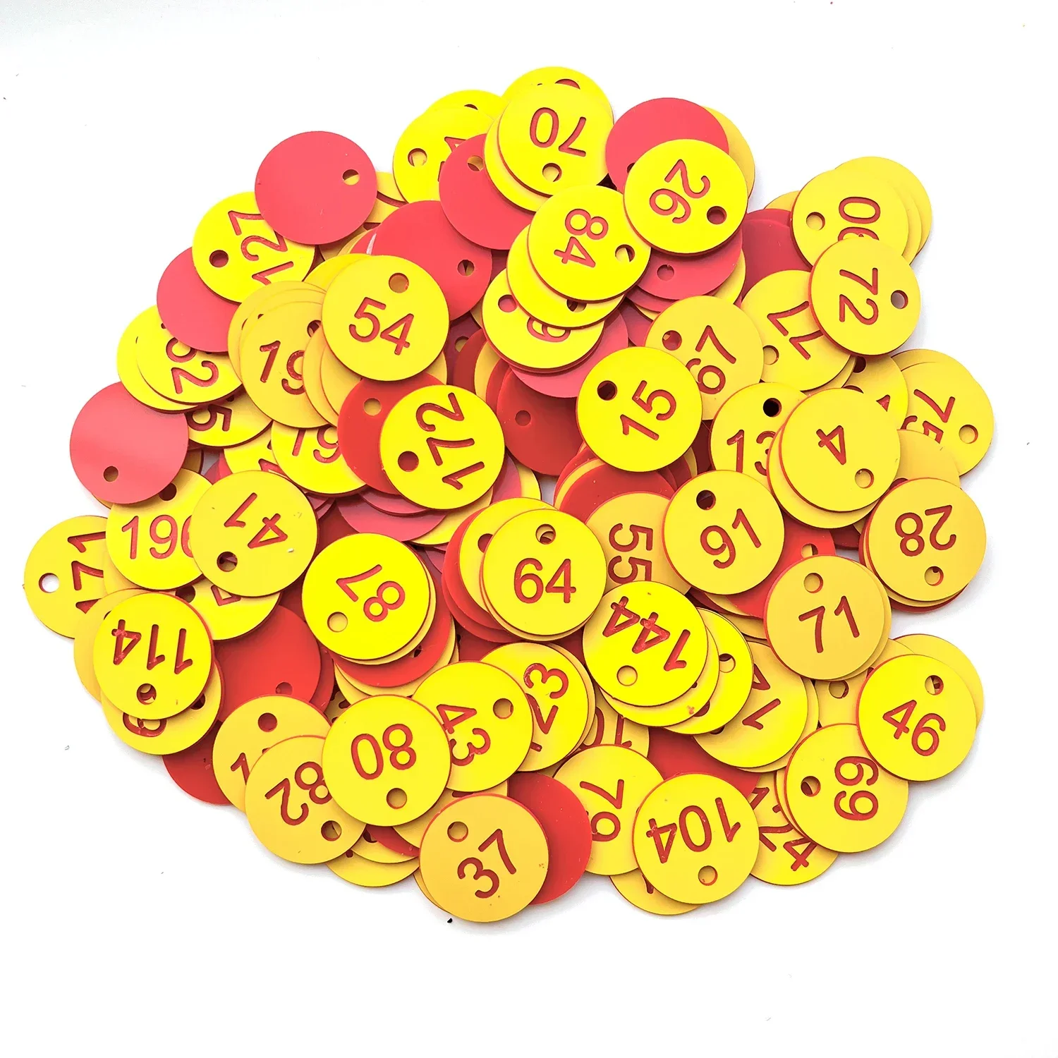 

1-200 Farm Beehive Tag Beekeeping Box Sequential Numbered Label Husbandry Numbers Animal Livestock Marker Round 200pcs