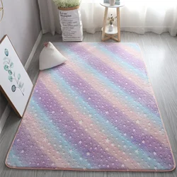 Large Area Rug Carpet Glowing in The Dark Stars for Children Room Decor Funny for Living Room Rectangular Mat for Kids Bedroom