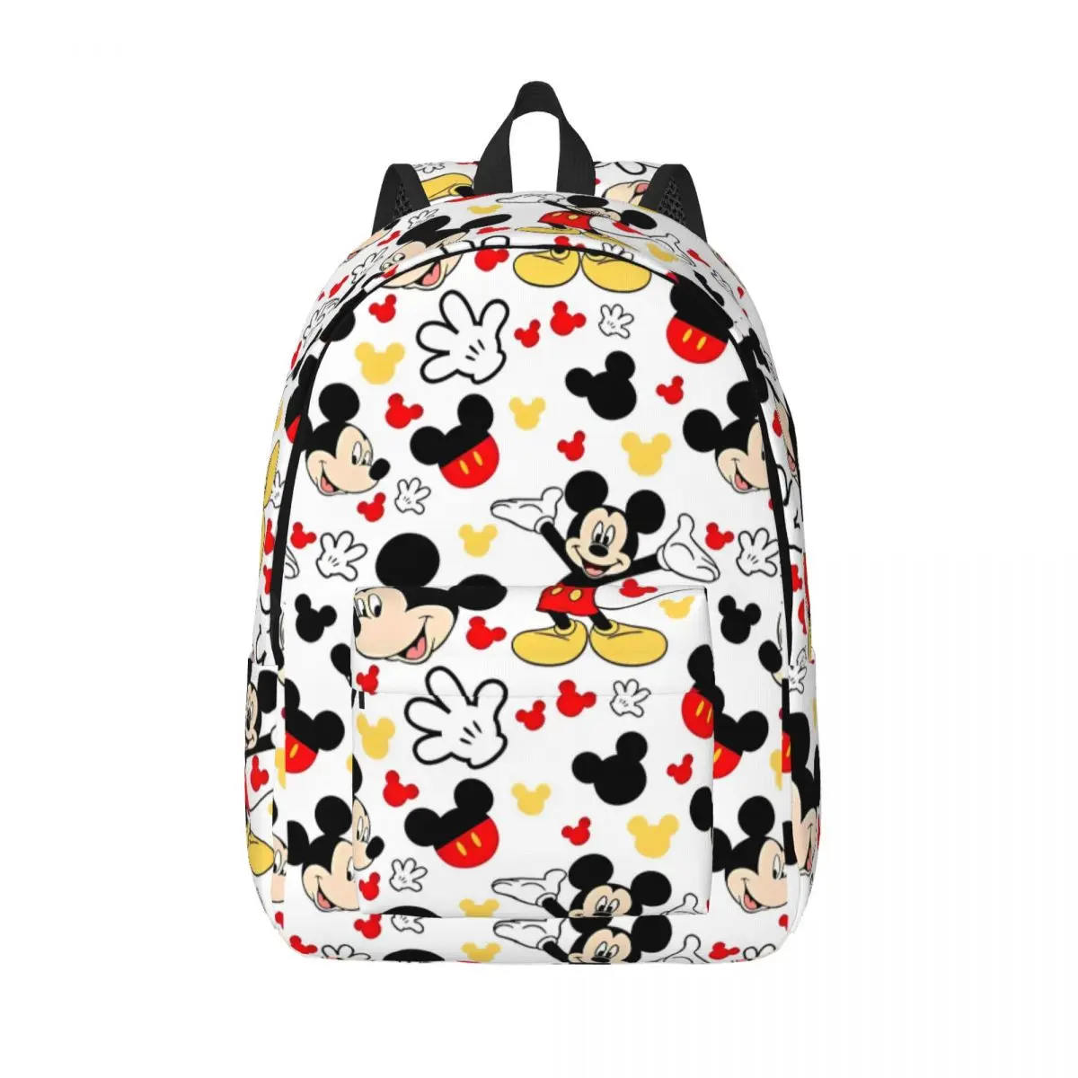 حقيبة ظهر كاواي ميكي ماوس للرجال والنساء، حقيبة كتف عصرية للمدرسة الثانوية والمشي لمسافات طويلة والسفر، هدية لطيفة على شكل رسوم كرتونية للكمبيوتر المحمول