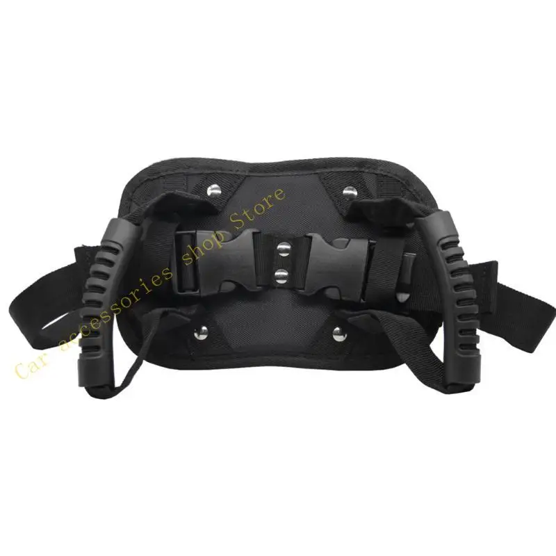 

T21E Universal Motorcycle Rear for Seat Passenger Grip Handle Non-slip Safety Belt Strip Passenger Grip Grab Handle