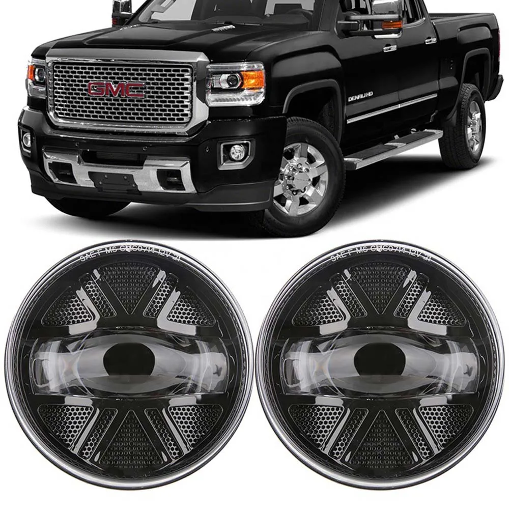 

Led Fog Lights White Color Black for GMC Sierra 1500 2500HD 3500HD 2007-2013