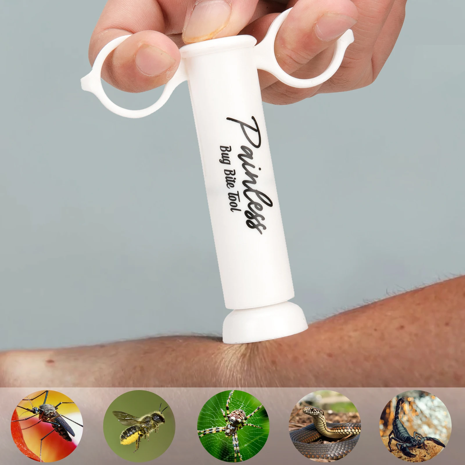 Insect Bite Sucker Bite Suction Tool Itch Relief Suction Venom Remover Bite Relief Suction Tool For Outdoor Hiking Backpacking