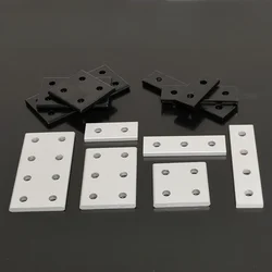 CNC Vertical connecting plate TL cross type 2020/3030/4040 aluminum profile reinforced one-word connector