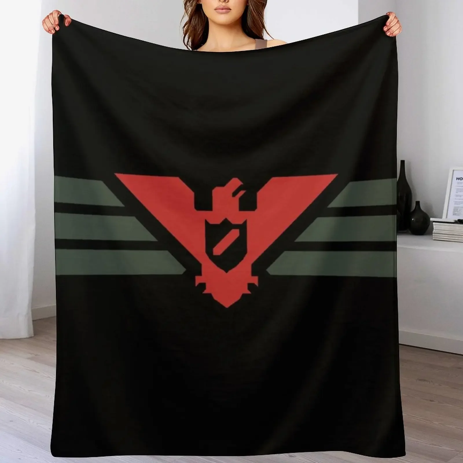 

Arstotzka Flag Throw Blanket Blankets Sofas Of Decoration Flannel Fashion Sofas Soft Big Blankets