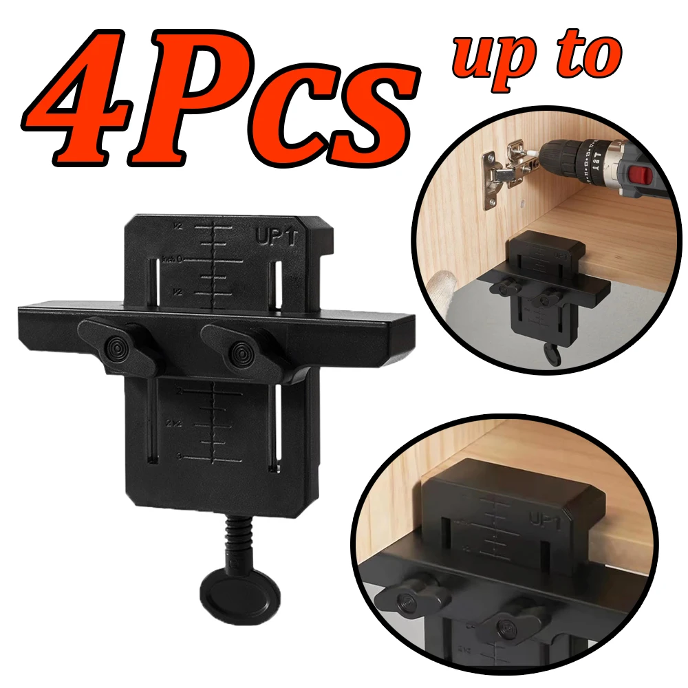 

1-4 шт. приспособление для установки двери шкафа для установки приспособления для двери шкафа многофункциональный деревянный рабочий локатор для установки двери шкафа
