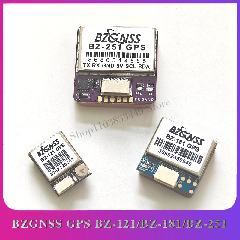 

BZGNSS BZ121 BZ181 BZ251 Dual Protocol GPS Positioning Module Suitable FPV Out Of Control Rescue Fixed-wing Crossing Drone Part