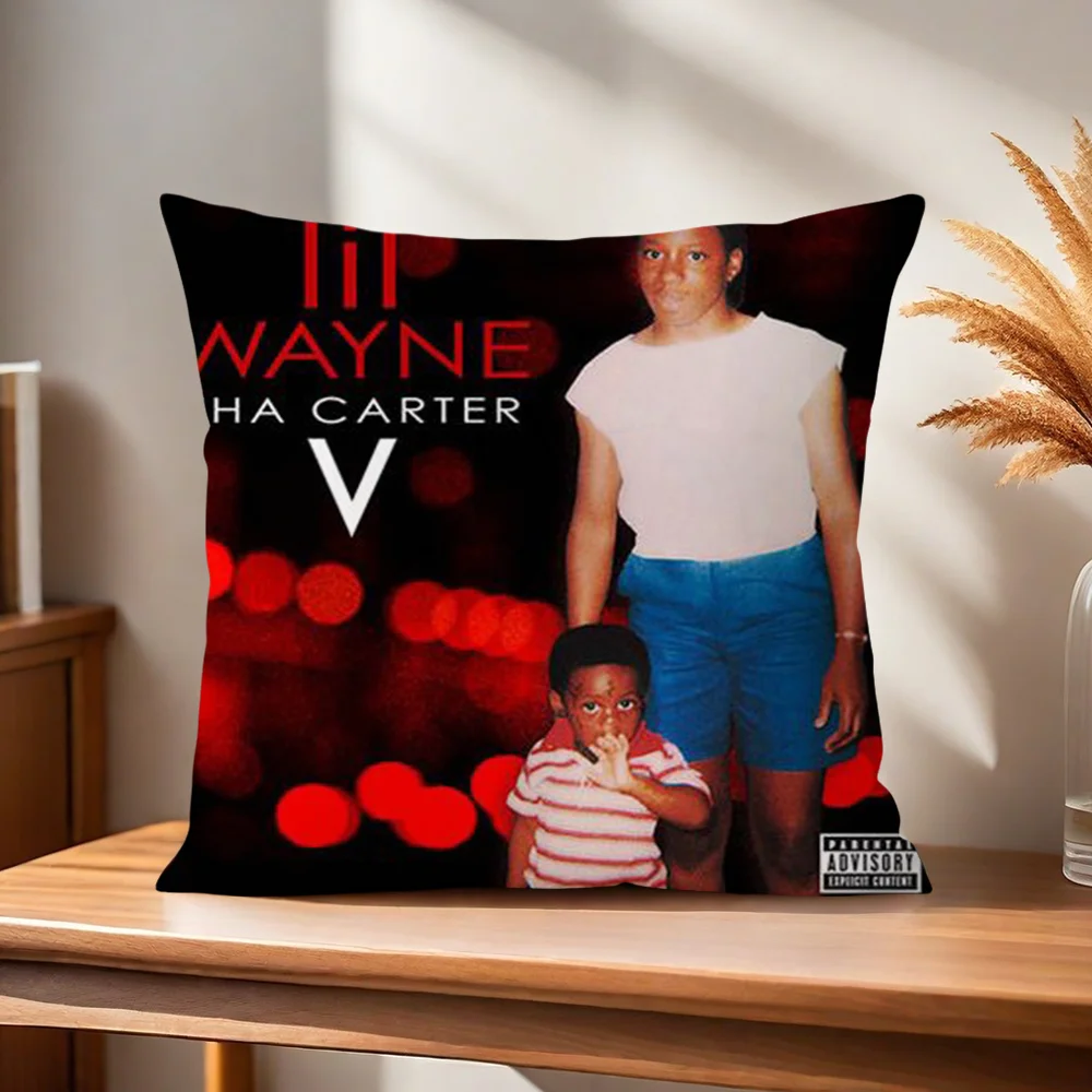 Lil Wayne Tha Carter VI Kissenbezug Kissenhülle für Zuhause, Sofa, Wohnzimmer, Büro, Café, Auto – Detail 5