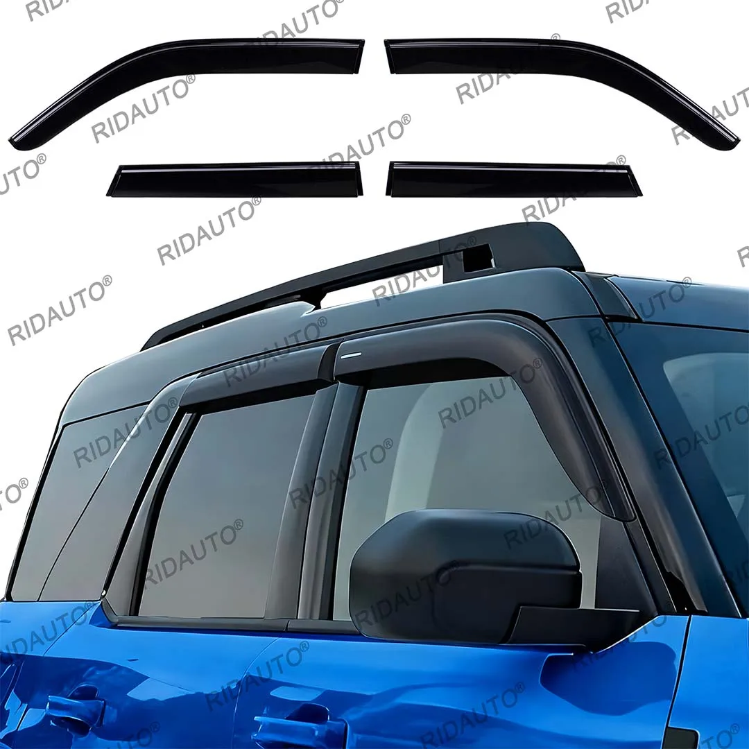 

For Bronco Sport 2021-2025+ Frame Fitting Door Deflectors Window Deflectors Rain Guard Wind Shield Sun Cover Window Deflector