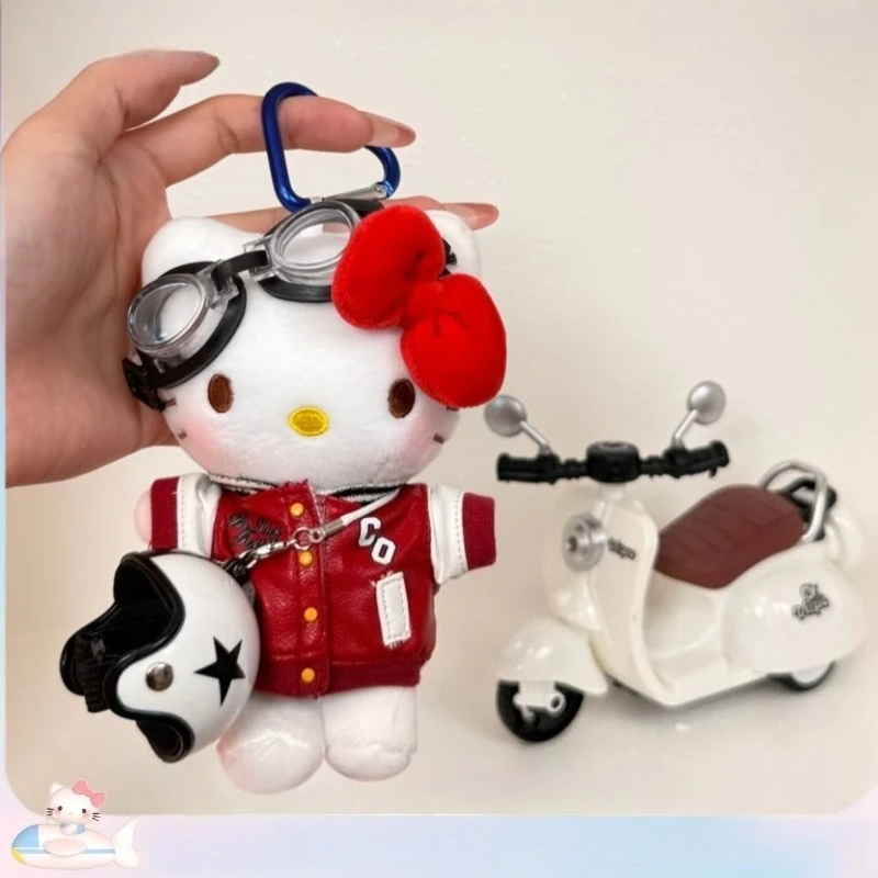 

Cute HelloKit Baseball Plu Keychain Bag Decorations Cartoon Doll Gift Creative Festival Supplies Brand Unbranded