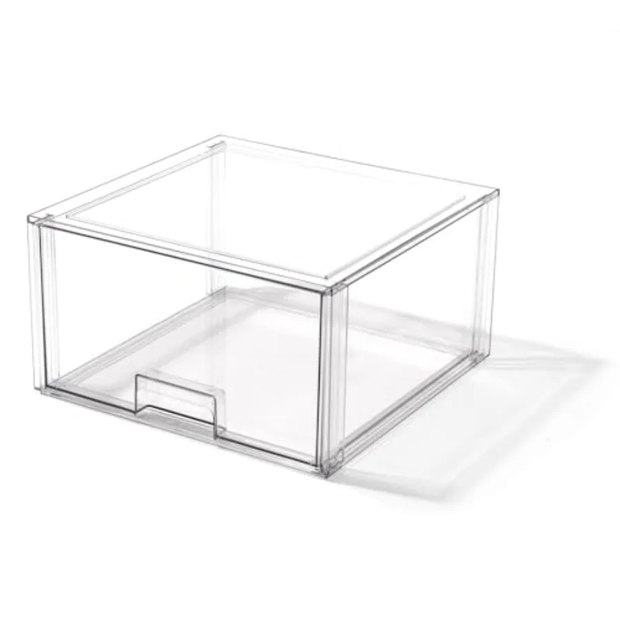 

Stackable Storage Drawers, X- - Clear THE CRATE COLLECTION Storage Bins With Drawers Bathroom Organizers Under Sink Organizer V