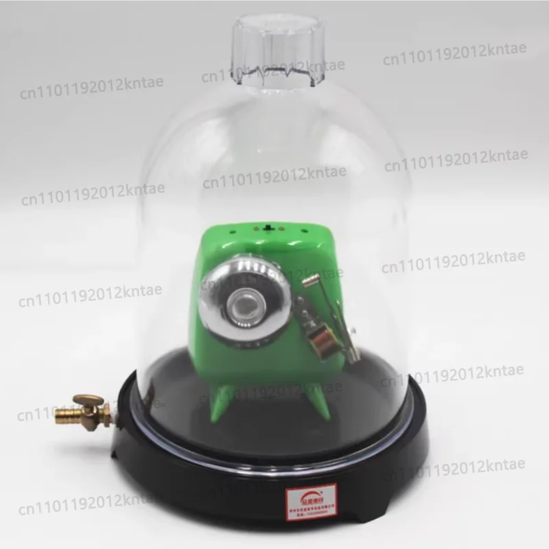 Vacuum Hood Suction Disc Bell In Vacuum Laboratory Plastic Jar Sound Physics Scientific Experimental Tool
