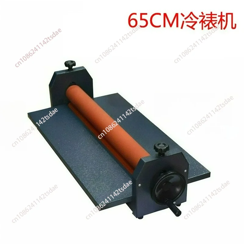 650MM Hand Crank Cold Laminator, Manual Cold Mounting Machine For Photo Printing Packaging Home Use