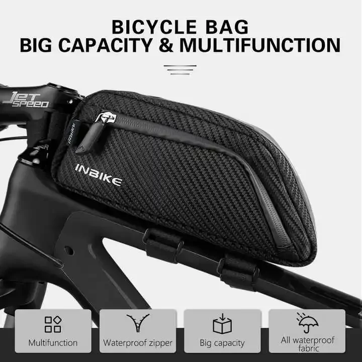 Waterproof Bicycle Bag, Front Beam, Upper Tube, Mountain Road, Rear Bag, Cycling Storage