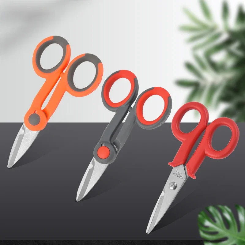 Stainless Steel Scissor For Fishing Scissor Portable Fishing Plier Cut PE Line Braid Line Lure Cutter Plies Carp Fishing Tools