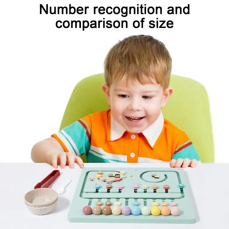 

Kindergarten Math Games Eco-Friendly Colorful Math Manipulatives For Kindergarten Wooden Multi-Functional Counting Toys For