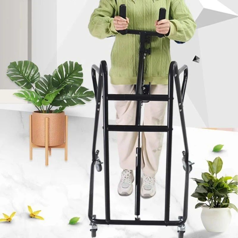 Stroke hemiplegia rehabilitation training equipment lower limb walking exercise auxiliary standing frame