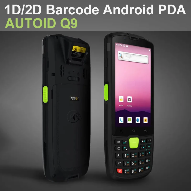 MSENCH AUTOID Q9 Handheld Terminal Equipped with 1D/2D Barcode Scanning Android10 5.0 MP Front AF Camera 13.0 MP Rear AF Camera