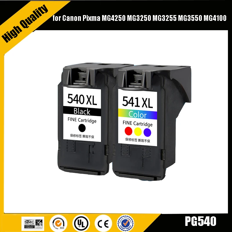 

PG-540XL For Canon PG-540 PG540 CL541 CL-541 Ink Cartridge PG 540 CL 541 PIXMA mg3250 MG3255 MG3550 MG4100 mg4150 MG4200 mg4250