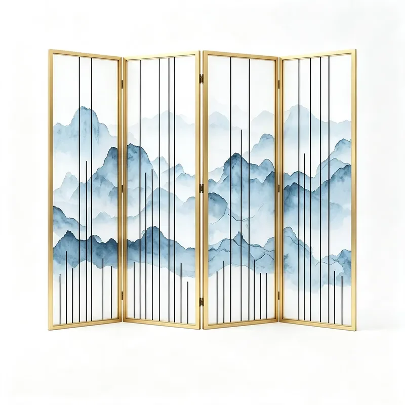 Decorative Metal Room Divider Cut Privacy Screen Panel for Hotel Restaurant Indoor Outdoor