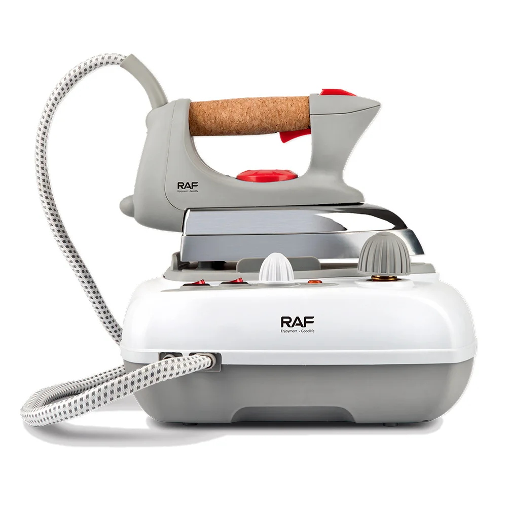 

EU Plug Pressure Steam Electric Iron for Clothes Steam Station Aluminum Soleplate Retro