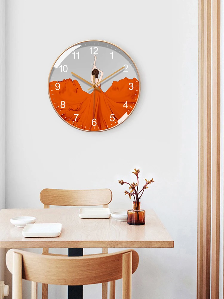 Wall clocks, modern silent creative radio-controlled clocks