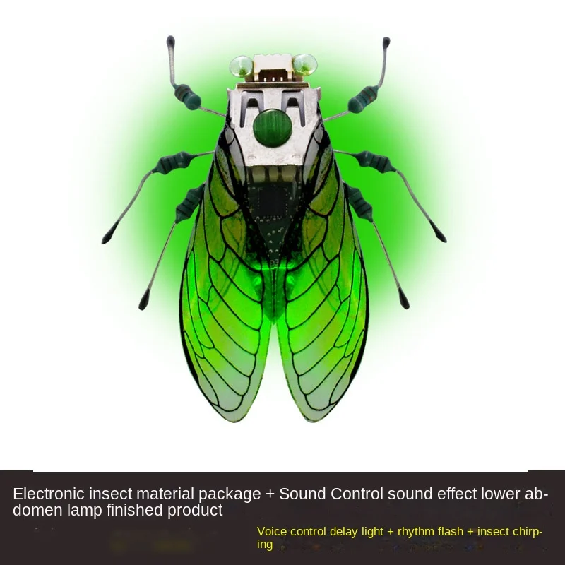 STEAM DIY-insectos robóticos, juguete de Ciencia de Inmisión, Animal electrónico para competición escolar, no soldado, Robot de juguete Stem