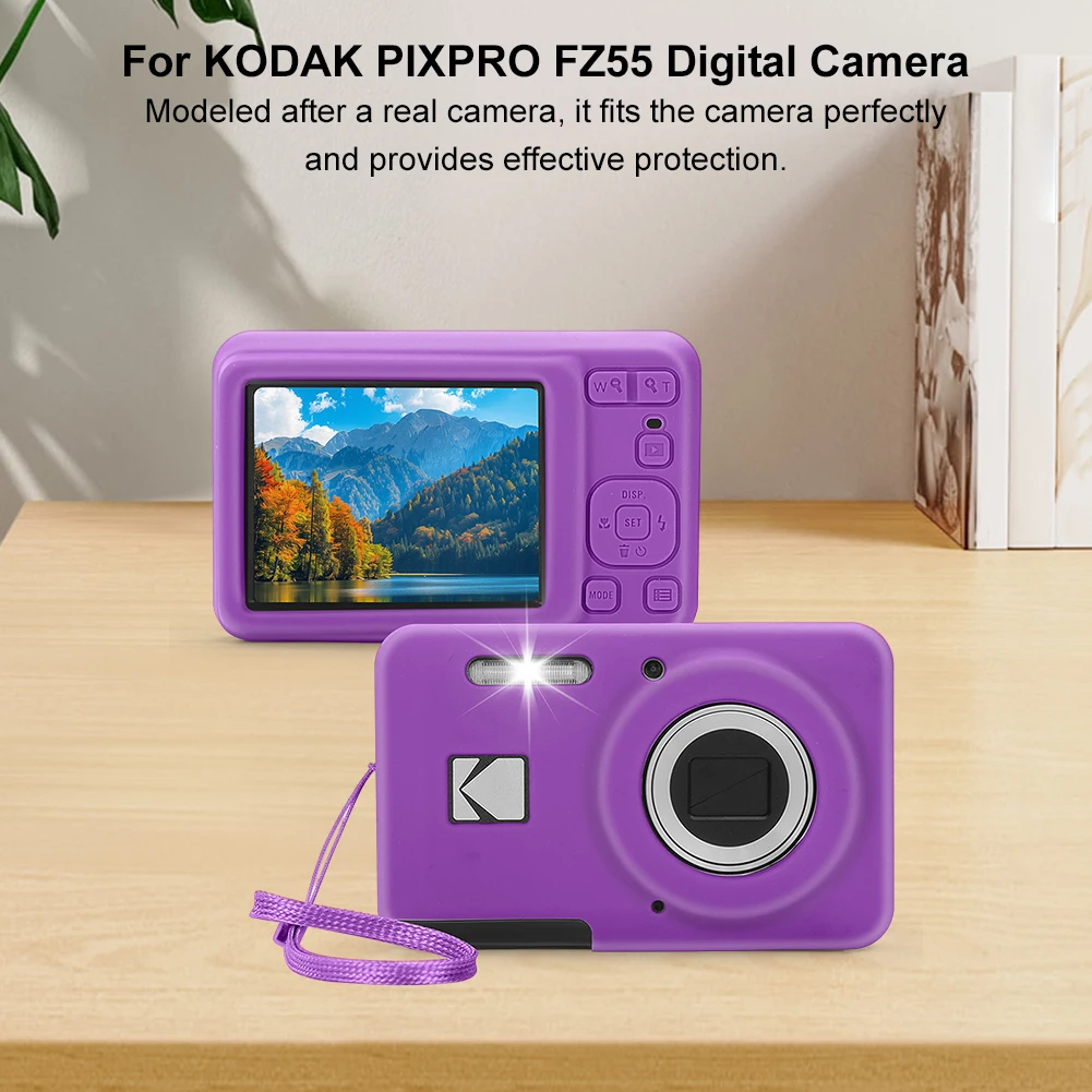 For KODAK PIXPRO FZ55 Digital Camera Cover Anti-Scratch Slim Fit Camera Bag Camera Body Cover Outdoor Travel Camera Protect Case