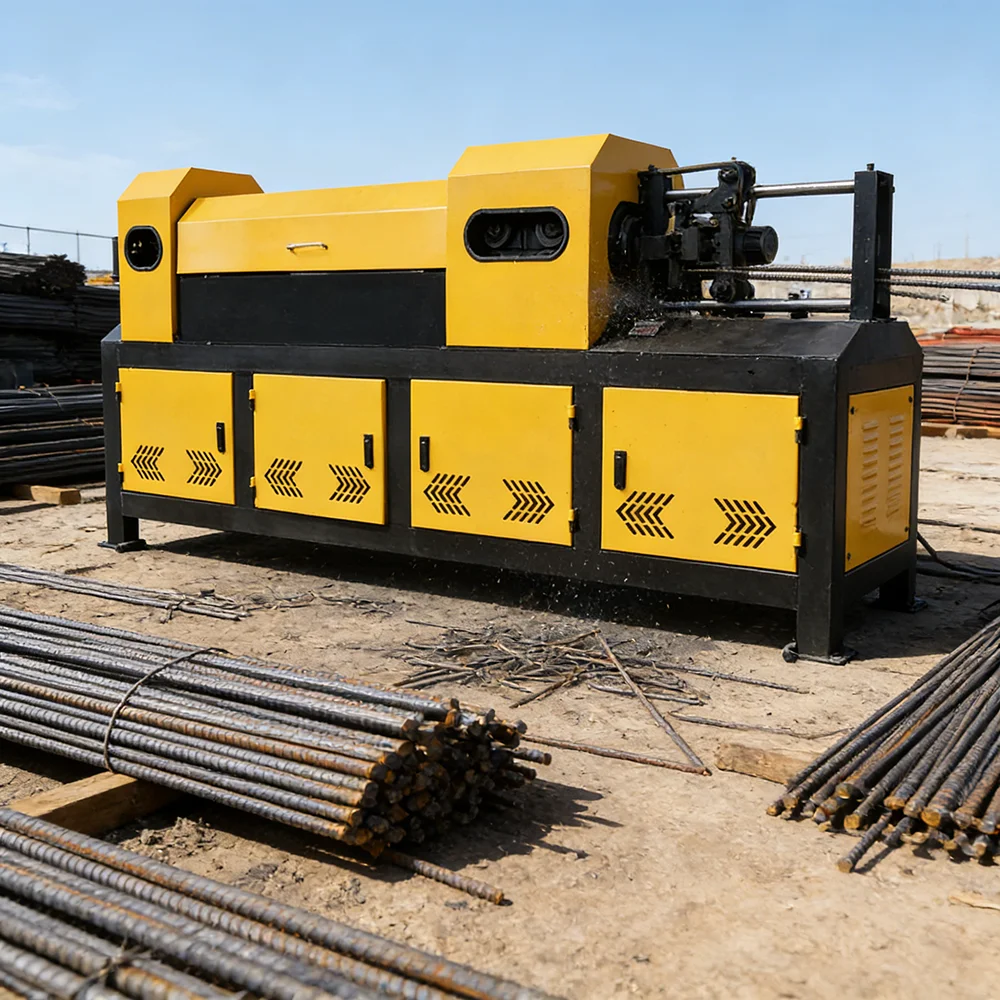 

Промышленный автоматический станок для выпрямления стальных прутков с 12 хромированными колесами и удобным интерфейсом