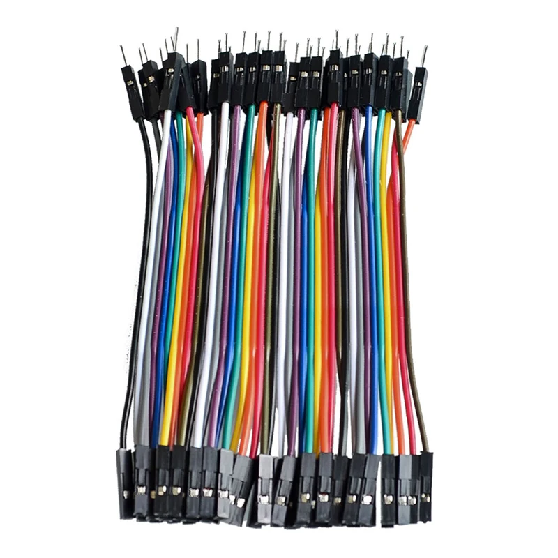 40pcs/Lot 2.54mm Dupont Line 1Pin Female to Female / Male to Male / Male to Female Jumper Cable Wire 10cm 15cm 20cm 30cm