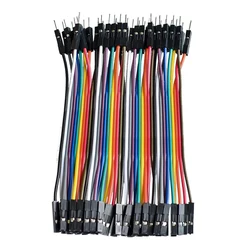 40pcs/Lot 2.54mm Dupont Line 1Pin Female to Female / Male to Male / Male to Female Jumper Cable Wire 10cm 15cm 20cm 30cm