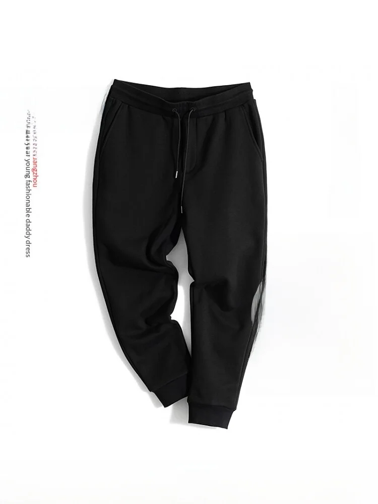 Thiened Fce Warm Sports Pants for Middle-Aged And ly Autumn Winter Large Size andpa Running Trousers Faion Urba...