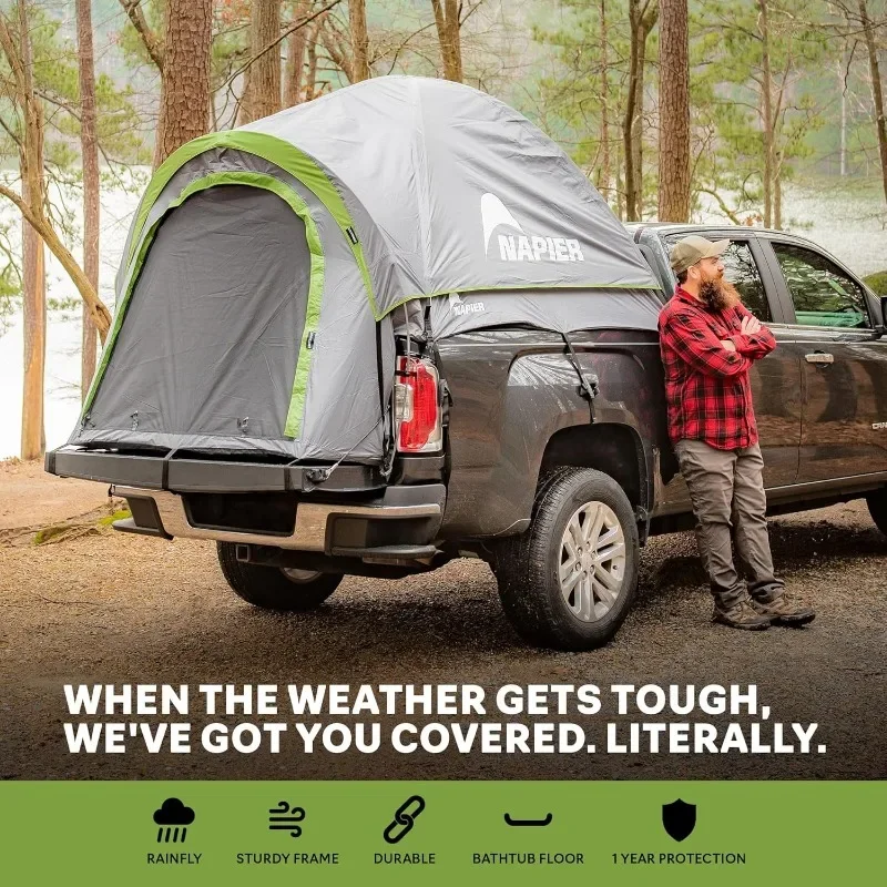 

Napier Backroadz Truck Bed with Waterproof Material Coating, Comfortable and Spacious 2 Person Camping Tent, Compact