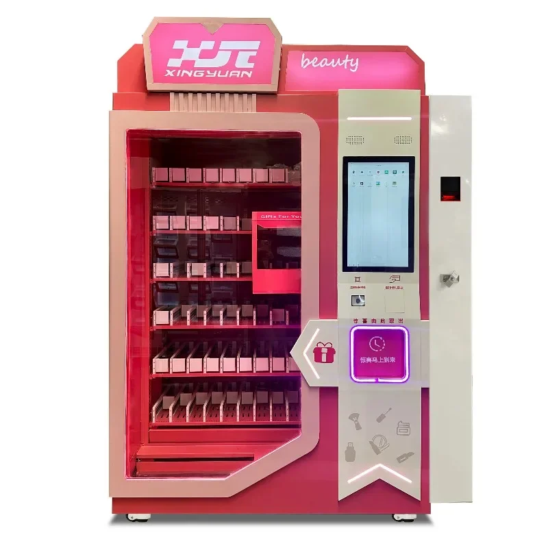 Customizable Large - Capacity pink Girlish - Hearted Nail Art Vending Machine with a Complete After - Sales Service