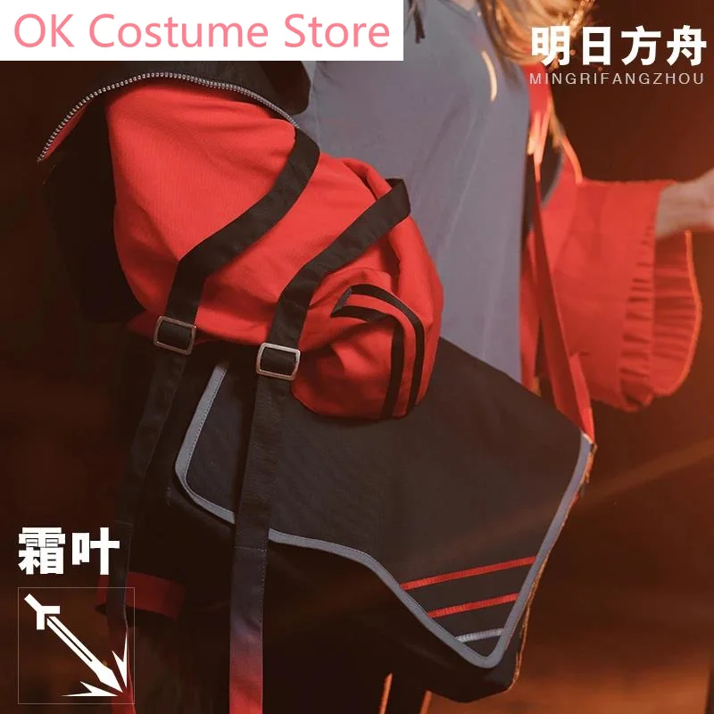 Anime Arknights Frostleaf RHODES ISLAND Battle Suit Uniform Cosplay Costume Halloween Party Role Play Outfit Women