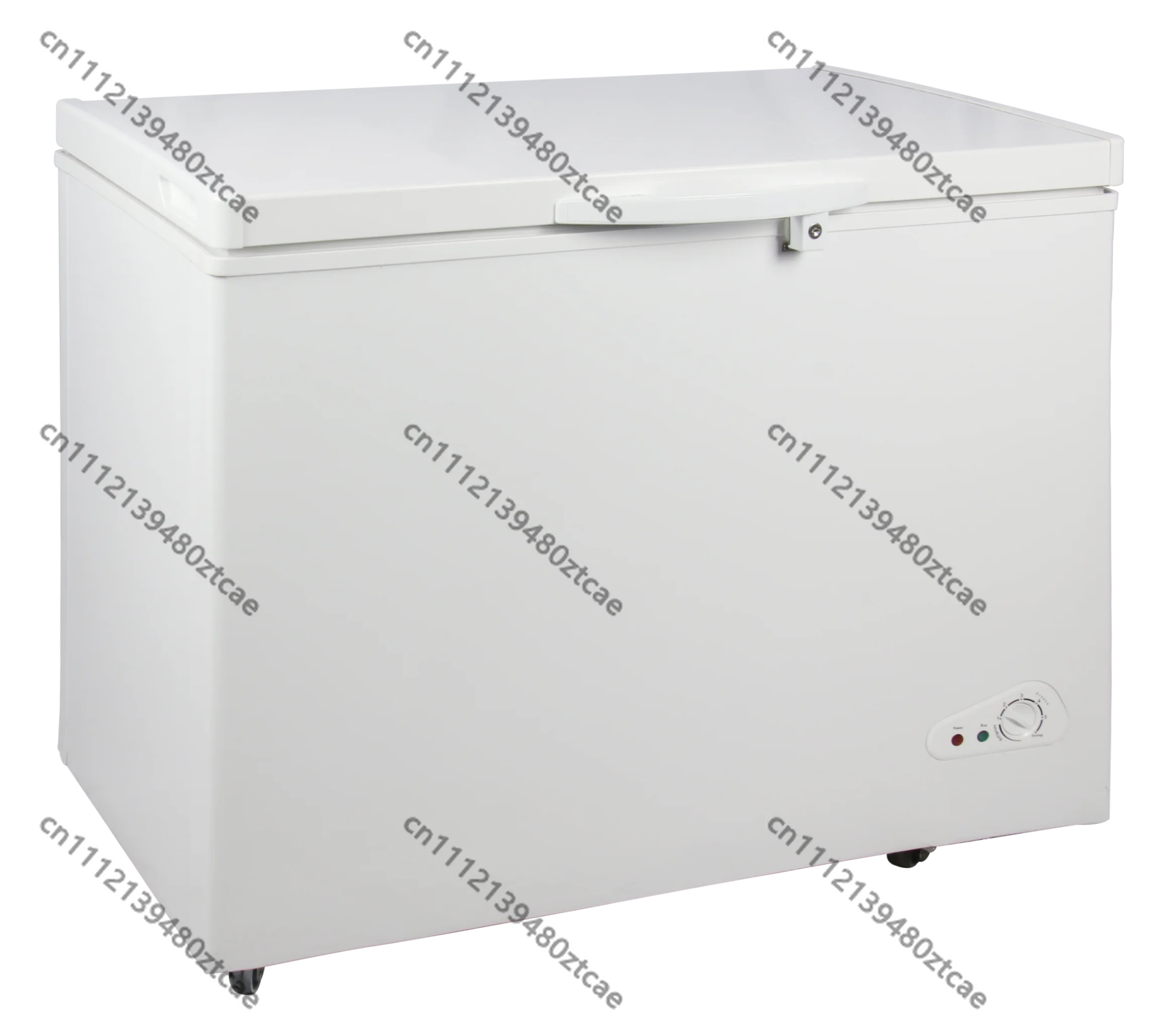Horizontal Single Temperature Chest Freezer Household Deep Frozen Cabinet Low Temperature Food Storage Refrigeration Appliance