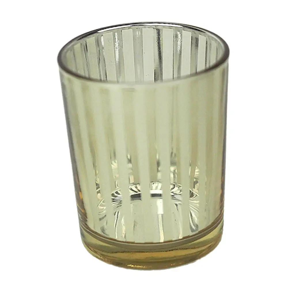 Glass Votive Candle Holders, Table Centerpiece Tealight Decoration for Elegant