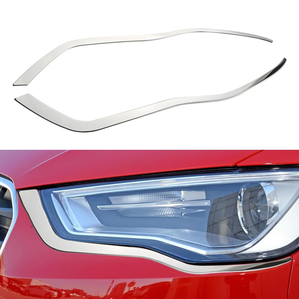 

For Audi A3 8V 2013-2019 Front Headlight Eyebrow Headlights Car Modification Trim Parts Hatchback Sedan Car Accessories