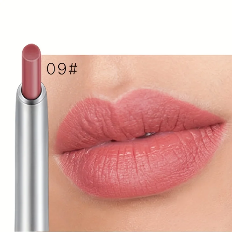 Fashional Portable Matte Pencil Lipstick Natural Colorful Long-Lasting Waterproof Moisturizing Pen Lip Liner Makeup per le donne