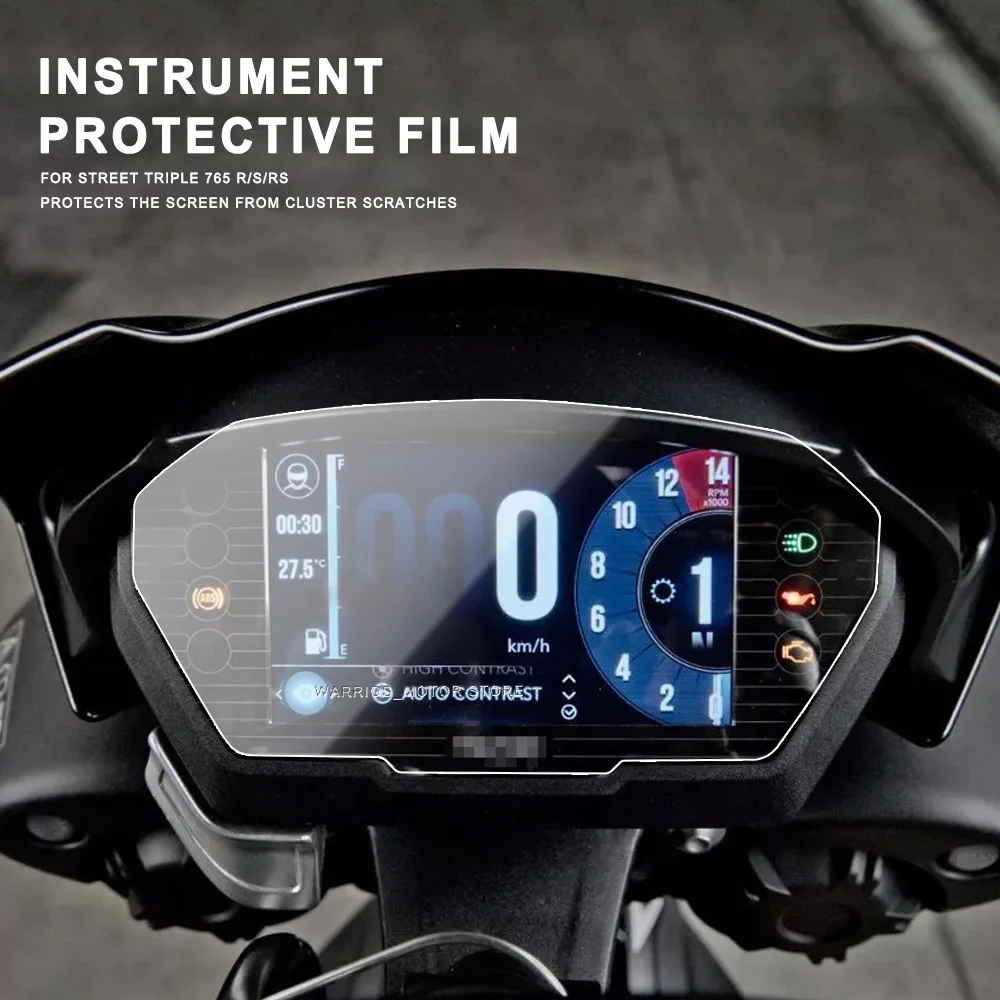 Motorcycle Cluster Scratch Protection Film Screen Protector  For Street Triple 765 RS / Moto2 2023+ 765RS 765S 17-23 R/S/RS