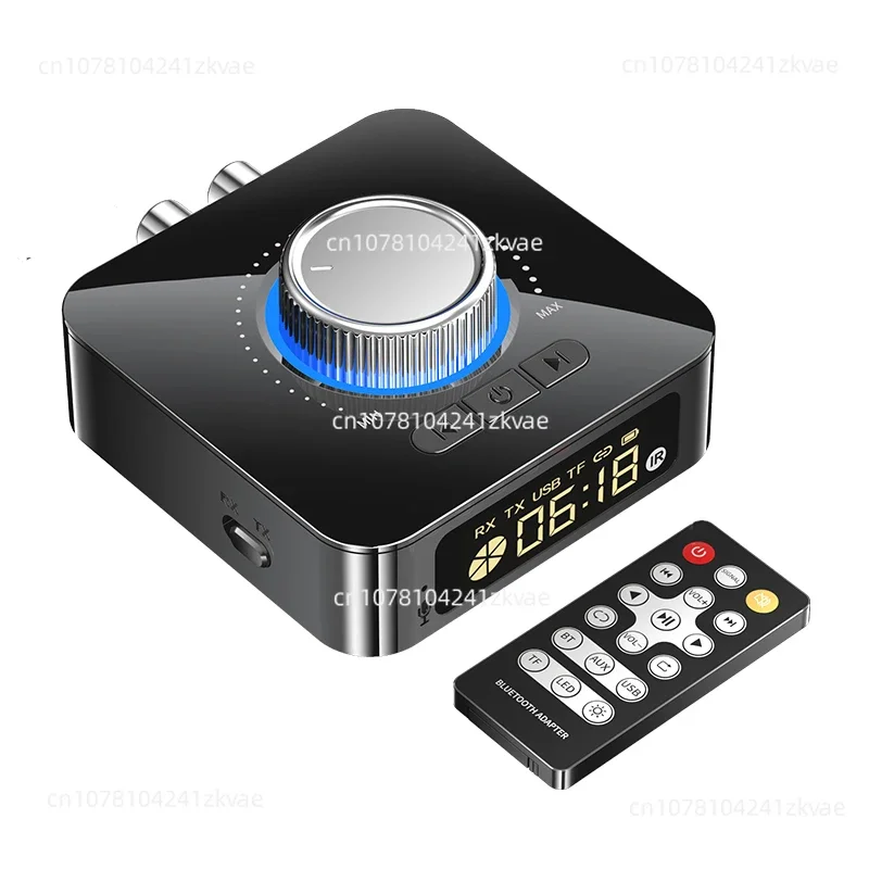 New digital display 5.0 Bluetooth audio receiver transmitter 2-in-1 AUX audio adapter converter 2in1