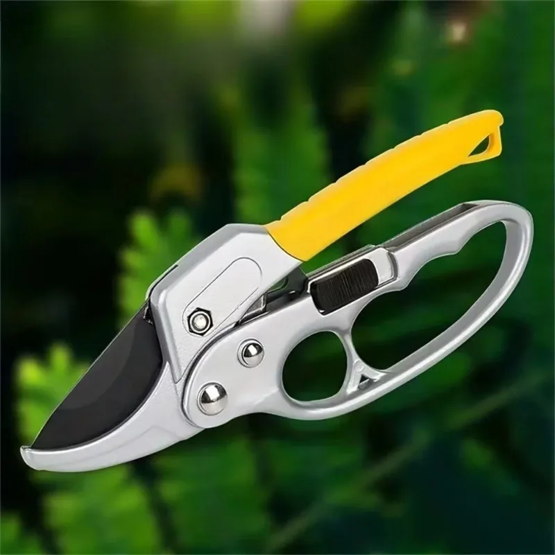 Ergonomic Pruning Shears - Titanium-Plated SK5 Alloy Steel, Quick Efficient Cuts, Labor-Saving Spring, For Garden and Fruit Harv