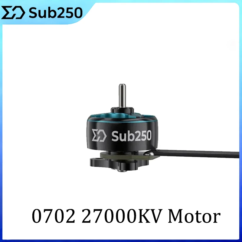 Motor para Dron FPV SUB250 0702 27000KV, para Drones Tiny Whoop y CineWhoop de 1.2, 1.4 y 1.6 Pulgadas, Motor Brushless 1S para Micro Quad de Interior