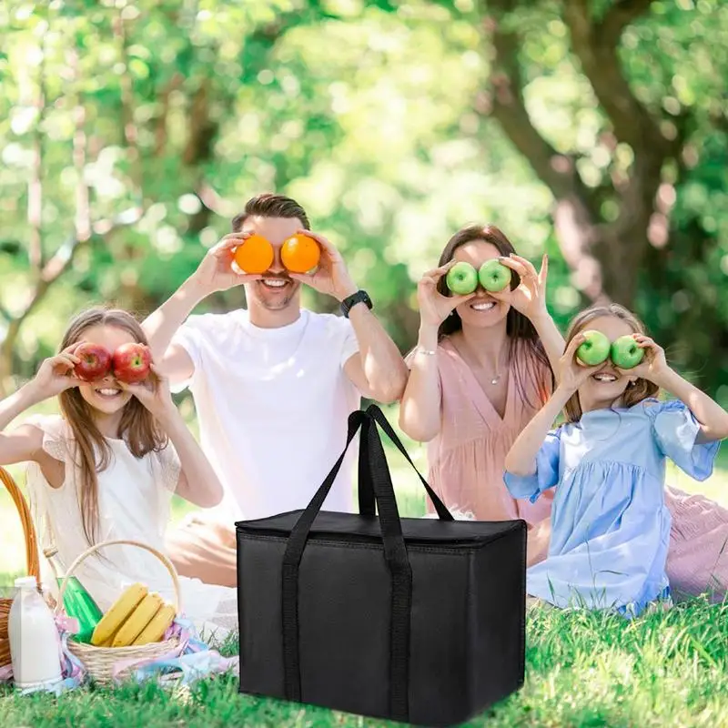 Cooler Lunch Bag Heavy Duty Large Capacity 65L-70L Thermal Insulation Bag Insulated Lunch Tote Bag Heat Preservation Cooler Bag