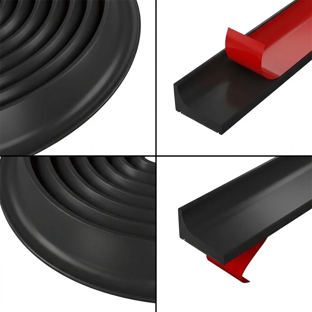 Countertop Water Stop Trim 2cm x 1.2cm x 1m Flexible Waterproof Strip for Kitchen and Bathroom Sink Perimeters